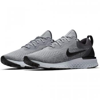 Nike Women's Odyssey React Running Shoe in Multicolor (Wolf Black/Dark Grey/Pure Platinum 003), Size 38.5 EU