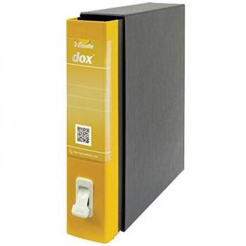 Esselte Dox 2 Raccoglitore a Leva Formato Protocollo D8, A4, Giallo, 1 Pezzo