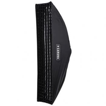 Caruba 30x140 cm Softbox Strip met Matte Zilver en Grid