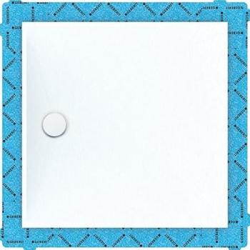 Zone de douche rectangulaire Geberit Setaplano 120 x 80 cm blanc-alpin