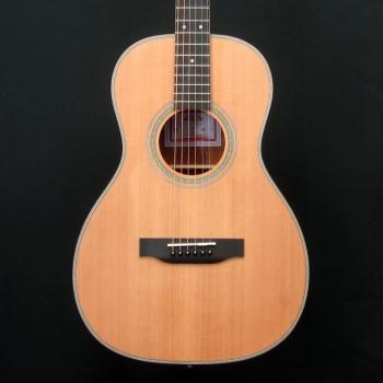 Kala Parlor Acoustic Guitar with Gig Bag, Natural