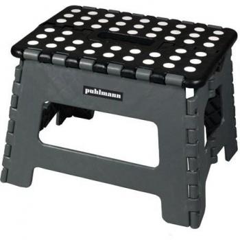 Grey Folding Stool