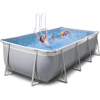 Piscina Futura 460x265, Colore Grigio/Blanc 