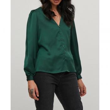 Ellette Blusa A Maniche Lunghe Vila Pineneedle 36