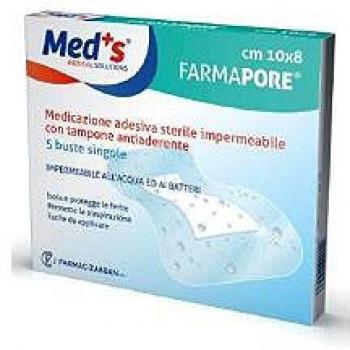 Med's Medicazione Adesiva Sterile Trasparente Impermeabile 10 m x 15 cm 5 Pezzi