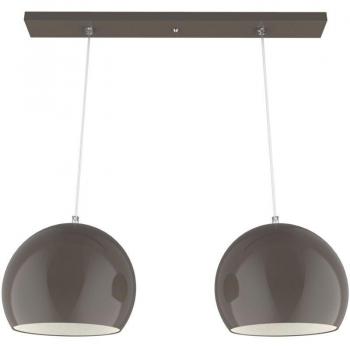 Sospensione Bianco/Tortora 25cm