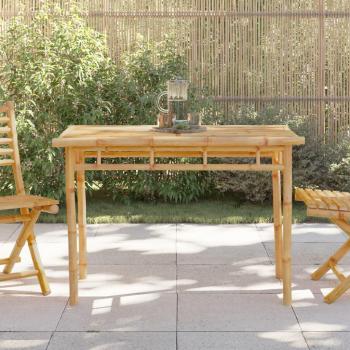 VidaXL 110x55x75 cm Bamboo Garden Table