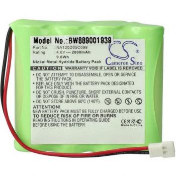 Source d'énergie VH BW pour Phone Mate 1140 / 1120 / 1121 – 2000 mAh, 4,8 V, NiMH