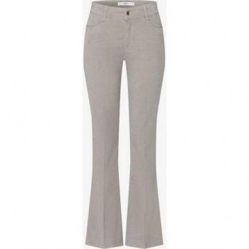 Brax 5-Pocket Bootcut-Hose 'Shakira' in Hellgrau, Größe 44