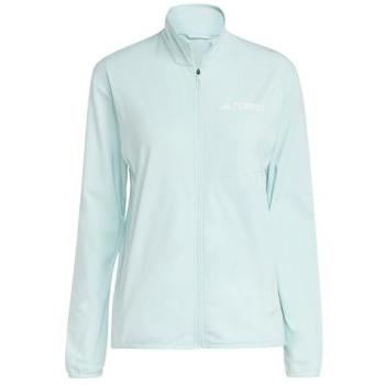 Women's Adi‑Terrex Multi‑Climawarm Zip‑Fleece in Sky Blue
