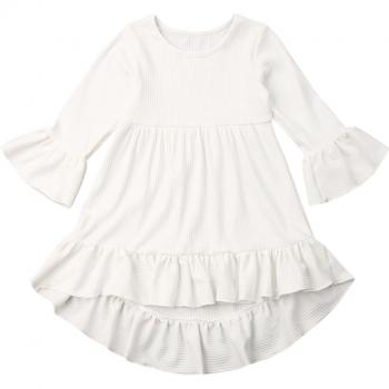 Robe nuptiale enfantine à motifs automnaux