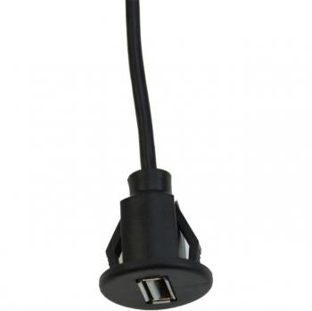 1M USB 2.0 A Male to A Female Dashboard Mount Cable