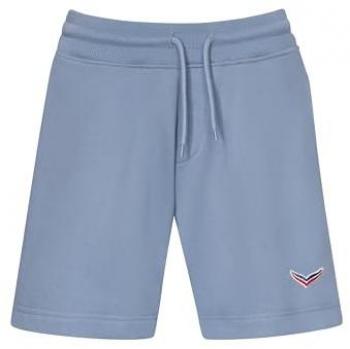 Bermudas TRIGEMA TRIGEMA Bermuda mit praktischem Kordelzug Gr. S, US-Größen, blau (pearl, blau), Herren, 70% Baumwolle, 30% Polyester, Hosen