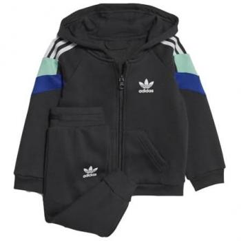 Vêtements d’entraînement noirs adolescents – hooded sweatshirt adidas