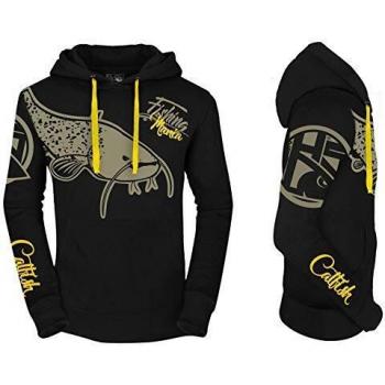 Catfish Hooked Hoodie – Hotspot Design, L, Men