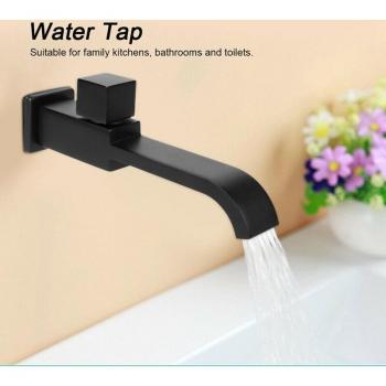 Square Design Wall Faucet for Bathroom