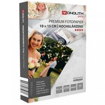 Monolith Fotopapier 270 g/m² Glanzend Wit 50 Vellen