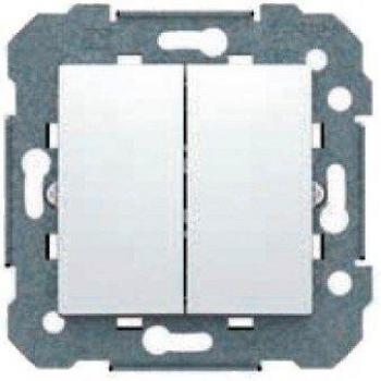 CONMUTADOR DOBLE SERIE VIVA EN BLANCO 310126032 BJC