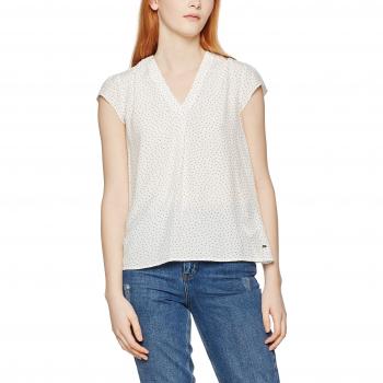 Tommy Hilfiger Alberta TOP SS, Short Mujer, Color Blanco