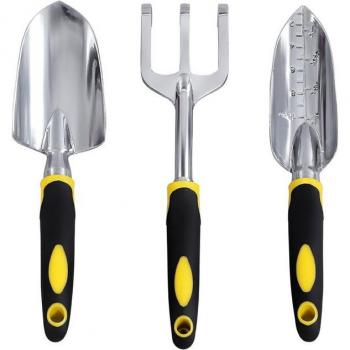 Kit de six outils de jardinage pour sol et plantation