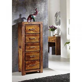 Massivmöbel24 Kommode Sheesham – 50 