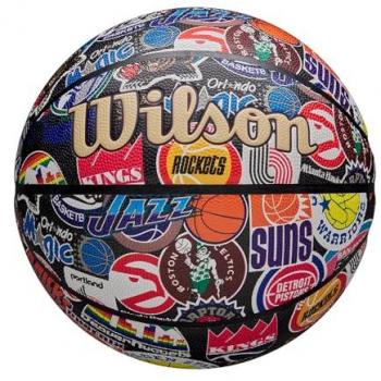 Ballon WZ4028501XB : Team Retro – NBA – Taille 7 – Multicolore
