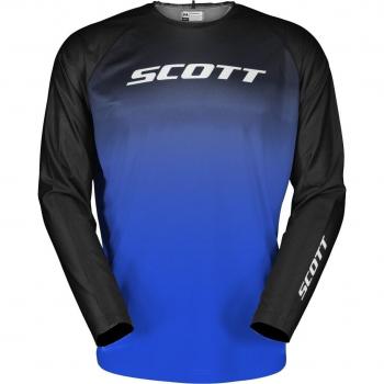 Scott Evo Swap Camicia Motocross Nero Blu S