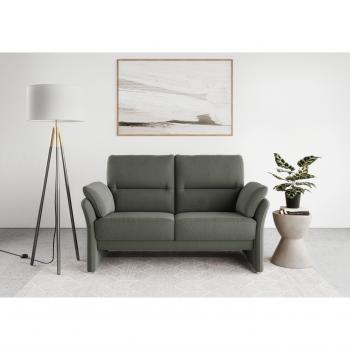 DOMO Pina 2-Sitzer Sofa, schmale Armlehnen, grün