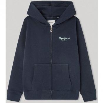 Felpa Pepe Jeans Eddie Dulwich blu a zip (10 anni)