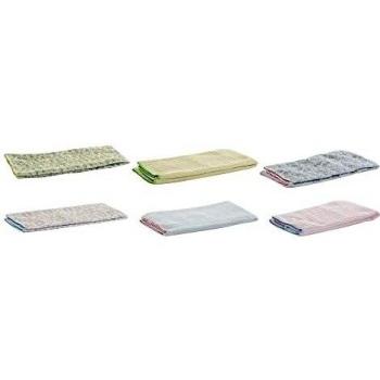 Torchons DKD Home Decor bleu rose vert en microfibre (3 pièces)
