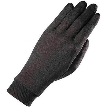 ZANIER Seide Handschuhe Schwarz, Modell 55058 – Mittelgroß