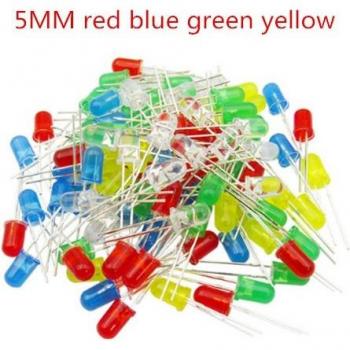 205 Pcs/lot diodes LED 5mm couleurs variées