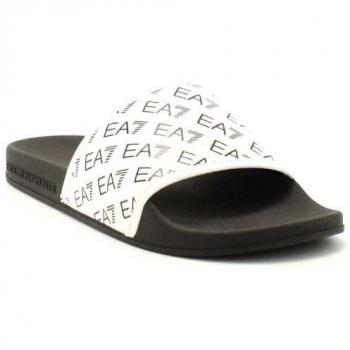 Calzado EA7 Water Sports Unisex Monograma Todo en Negro y Blanco