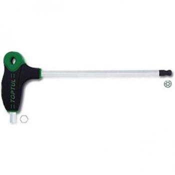 Zeskant sleutel met L-griff 6 mm en bolkop