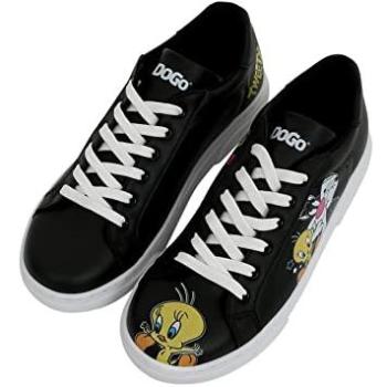 DOGO Damen Sneaker „Ace“ – Handgefertigt, schwarz, 36