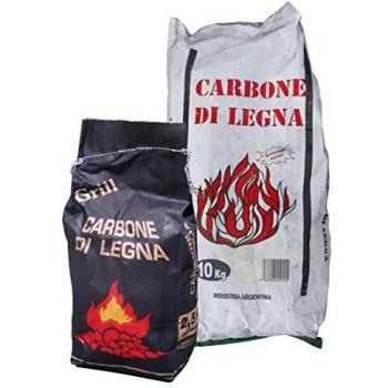 Carbone di legna in sacco da 10 kg