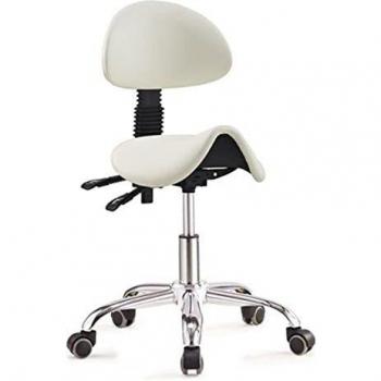 Dunimed Ergonomischer Sattelhocker mit Rückenlehne
