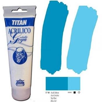 Tinta Acrílica Titan 125ml Azul Claro