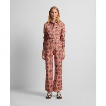 Silbon Mono de Pana con Estampado Rosa