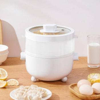Cocina Eléctrica 2L 350W para Arroz y Fideos Instantáneos
