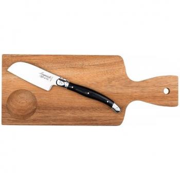 Laguiole Style Cheese Knife and Acacia Wood Board