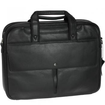 Schwarzes Kartenetui Esquire Duo – 9 cm