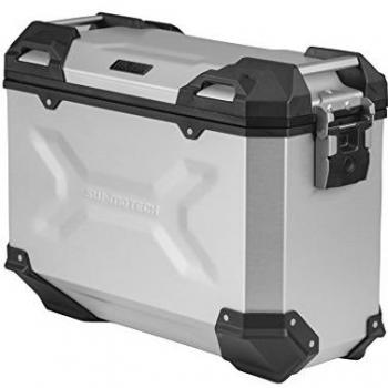 Mochila lateral SW-Motech TRAX ADVENTURE M – 37 L, derecha, plata