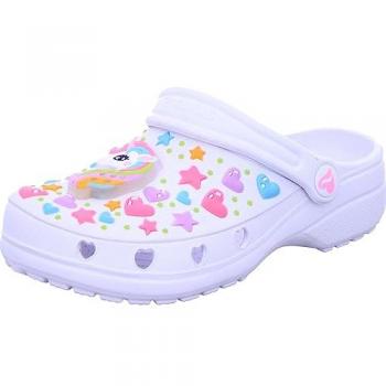 Skechers HEART CHARMER Einhorn‑Schwung Pantolette 308016L Weiß