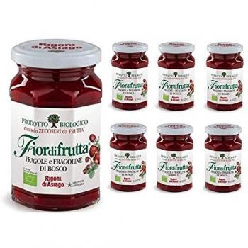 Fior di frutta Erdbeere und Walderdbeere Bio Fruchtaufstrich 250g