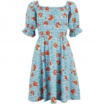 GameChic Karpador: Vestido de Media Longitud Azul