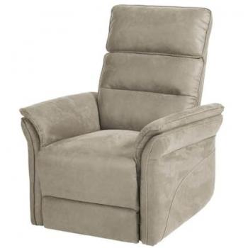 Fauteuil Relax Electrique Releveur Tissu Taupe