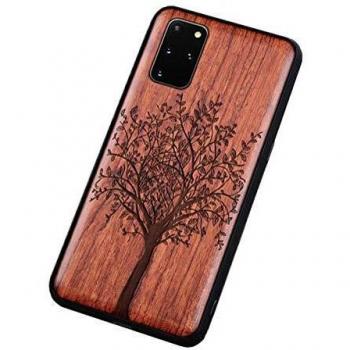 Homi2019 Coque Slim en Bois pour Huawei P40 Pro