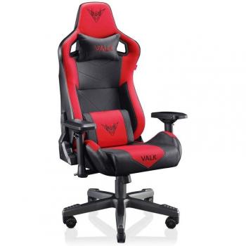 Silla Gamer VÁLK Gaia Roja/Negra – Ergonomía Premium