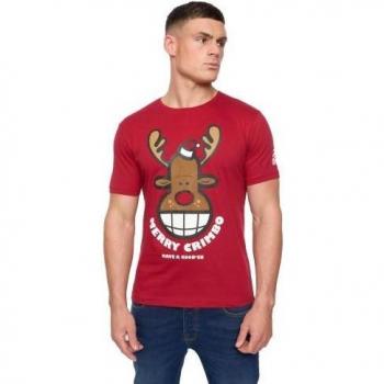 Explicit Mens Rednose Xmas Top L